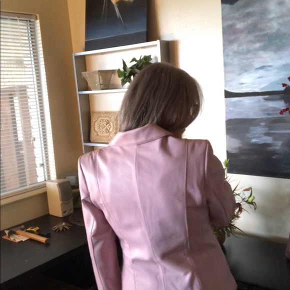 Que Pink Leather Jacket. - Picture 6 of 9